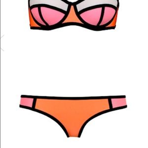 Triangl Neoprene Swimsuit Bottoms in Lolli